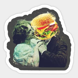 Cheeseburger romance Sticker